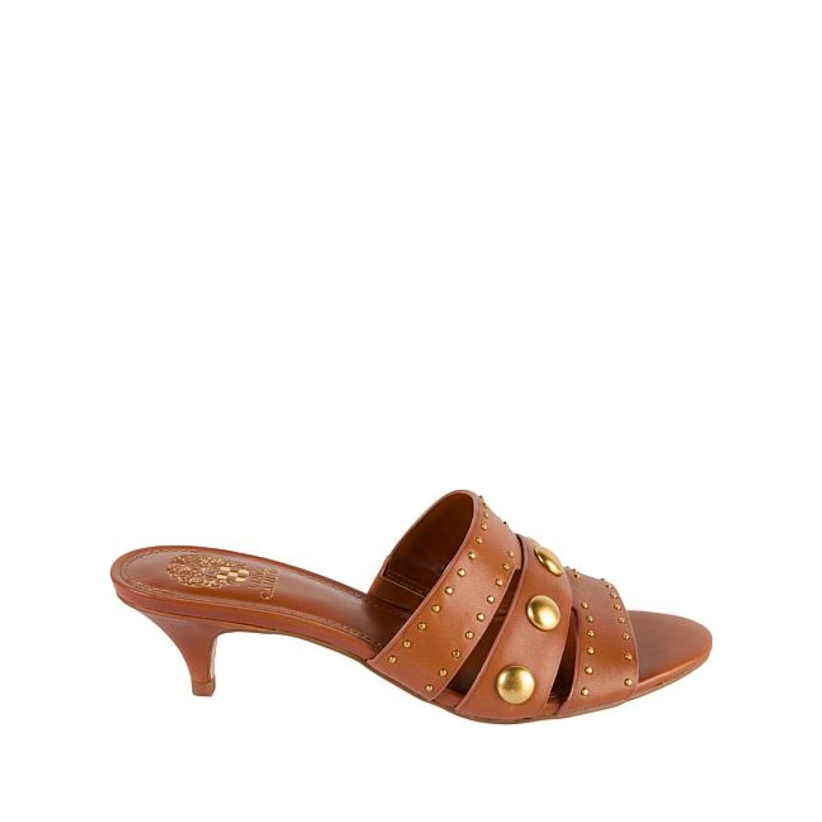 Kyler Leather Studded Sandal - Black