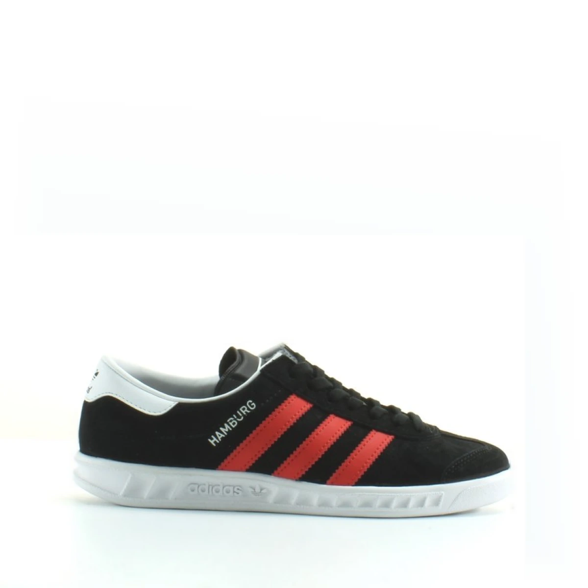 Adidas Hamburg Mens Black Trainers Leather archived