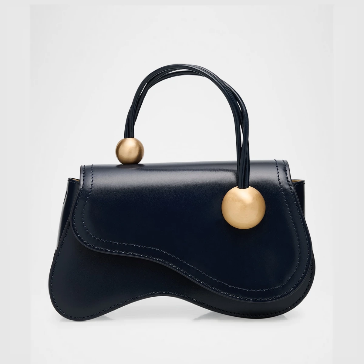 Kazia Beaded Leather Crossbody Bag