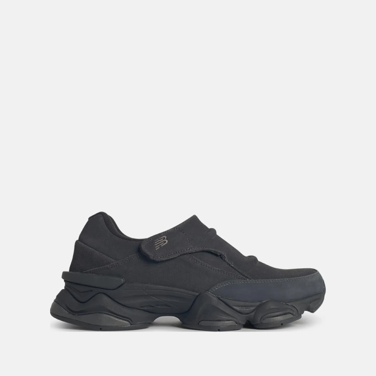 '8040' Black Leather Blend Sneakers