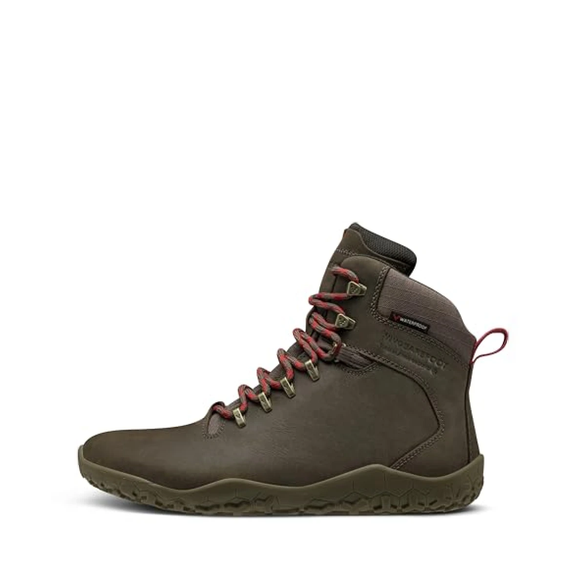 Vivobarefoot Tracker II FG Womens Barefoot Hiking Boots | Waterproof & Puncture Resistant | All Weather & Terrains | Wide Fit Grounding Shoes Bracken