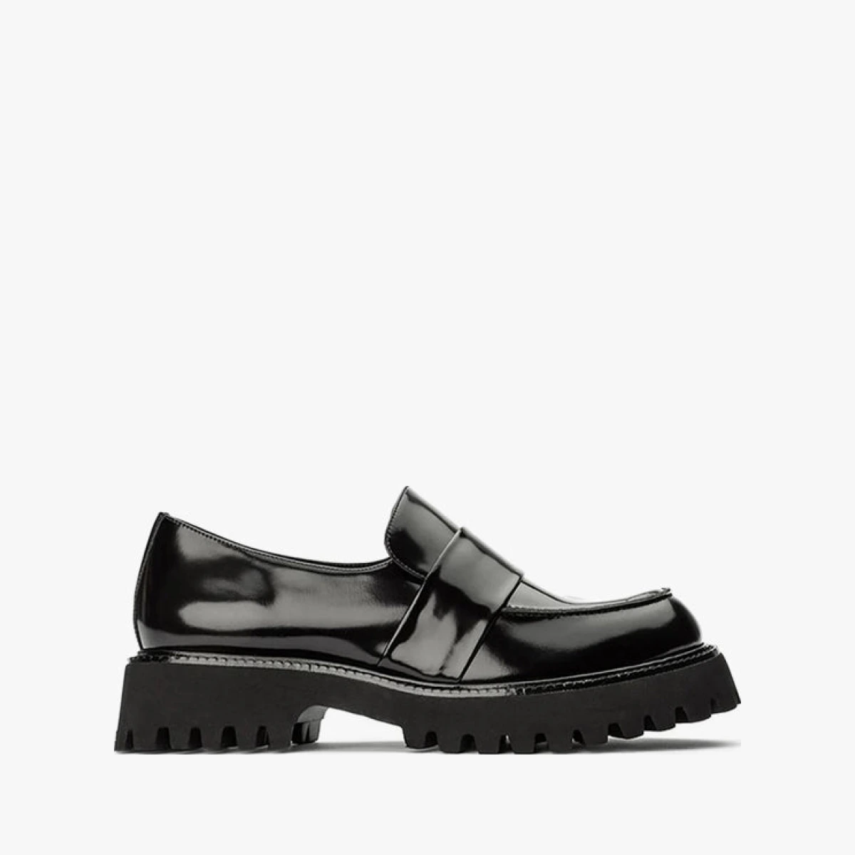 Gisele Black Hi Shine Casual Shoes