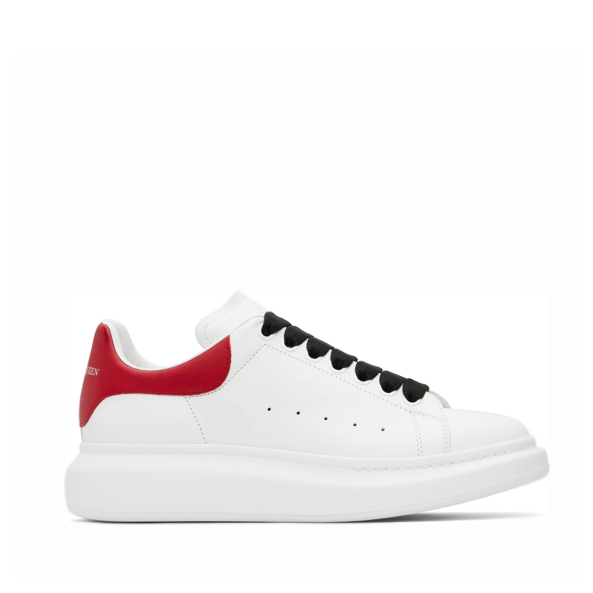 White & Red Oversized Sneakers