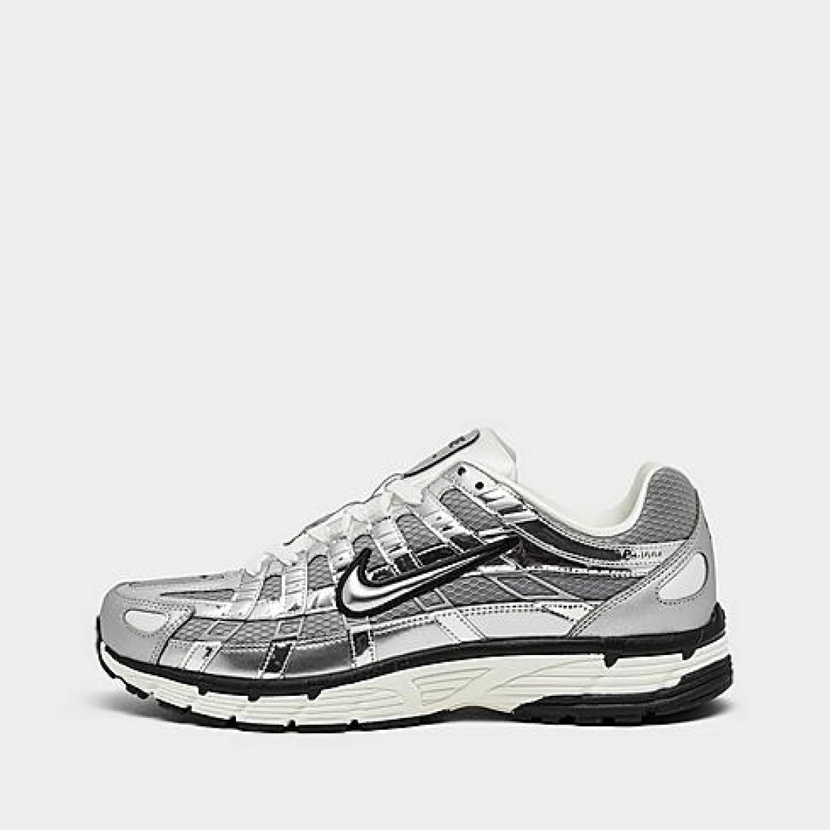 Men's P-6000 Casual Shoes in Metallic Silver/Sail/Black 