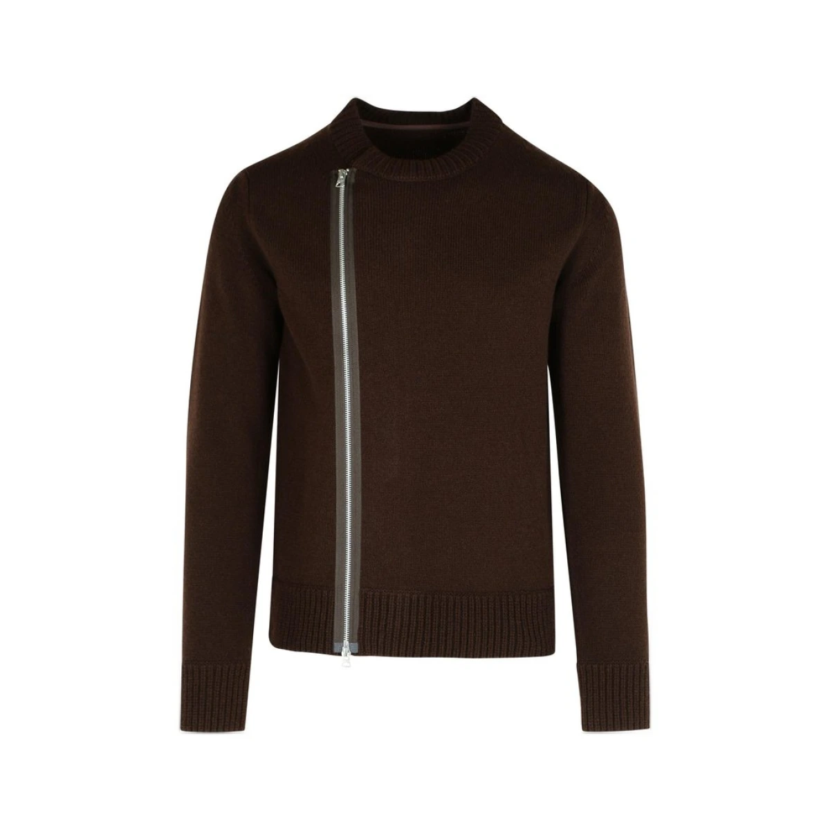 Sacai Brown Wool Sweater