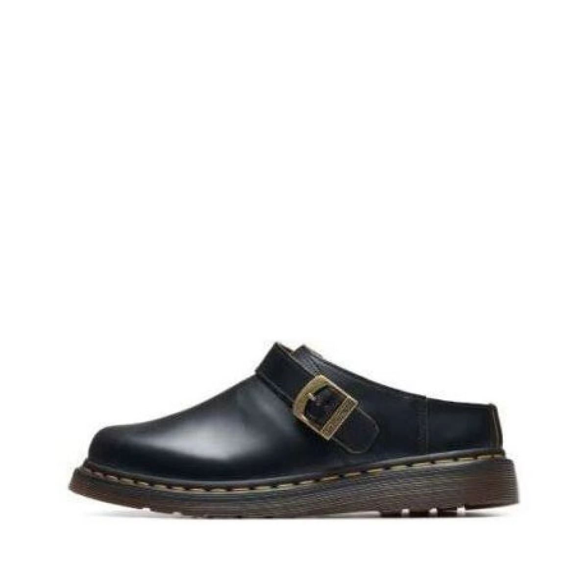 Dr.Martens Isham Vintage Smooth Leather Slingback Mules 'Black'