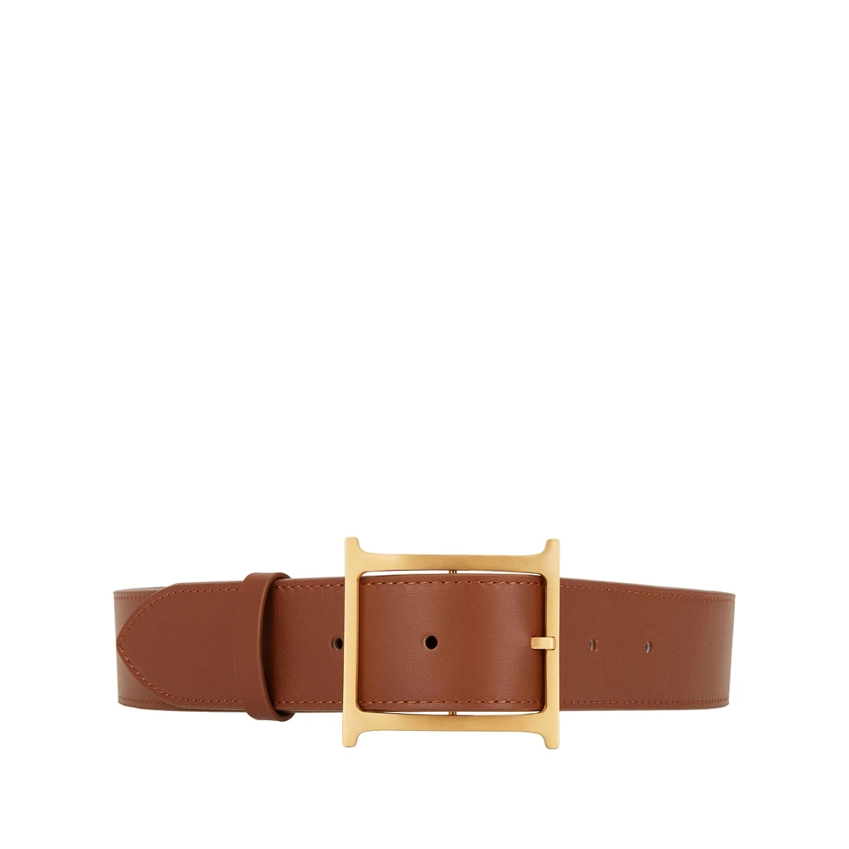 Helsa Logo Belt in Brown - Brown. S also in