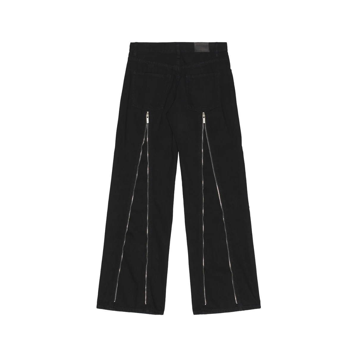 Helmut Lang Zip Carpenter Pant in Rinsed Black - Black. 33 also in