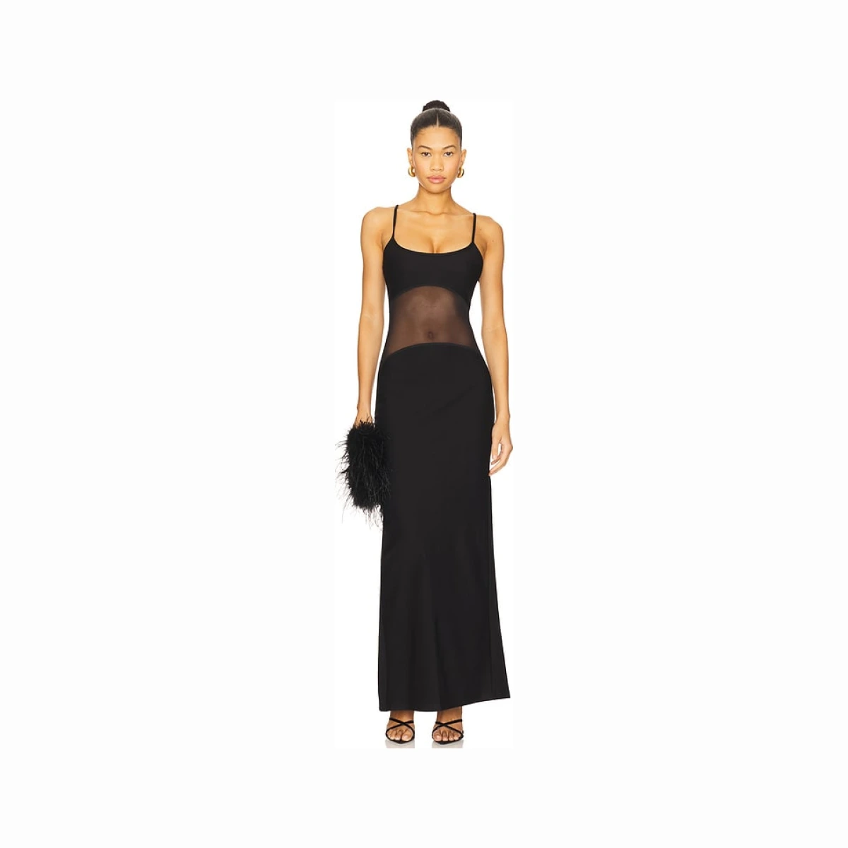 Superdown Foster Dress in Black. - XL also in