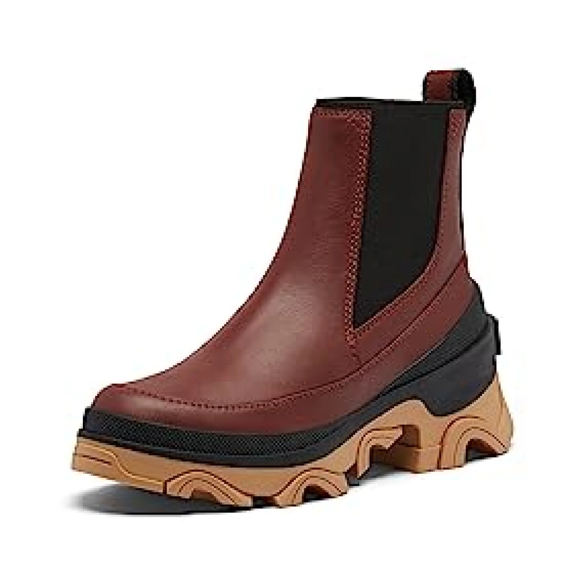 Sorel Women's Brex Chelsea Waterproof Boot - New Cinder, Black