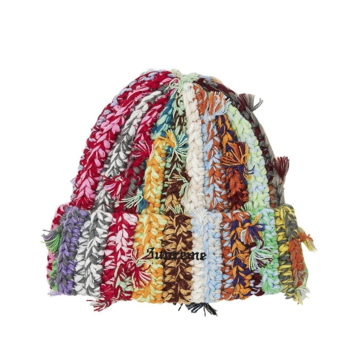 Hand Tied Beanie 'Multicolor'