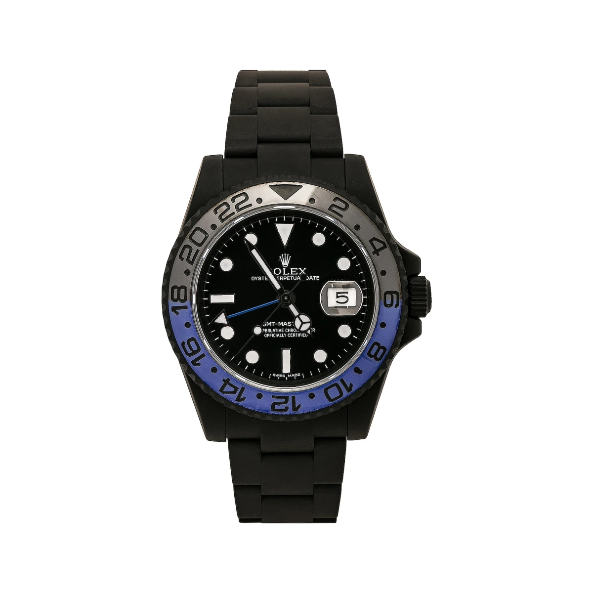 MINDS Rolex GMT Master II in Black - Black.  a