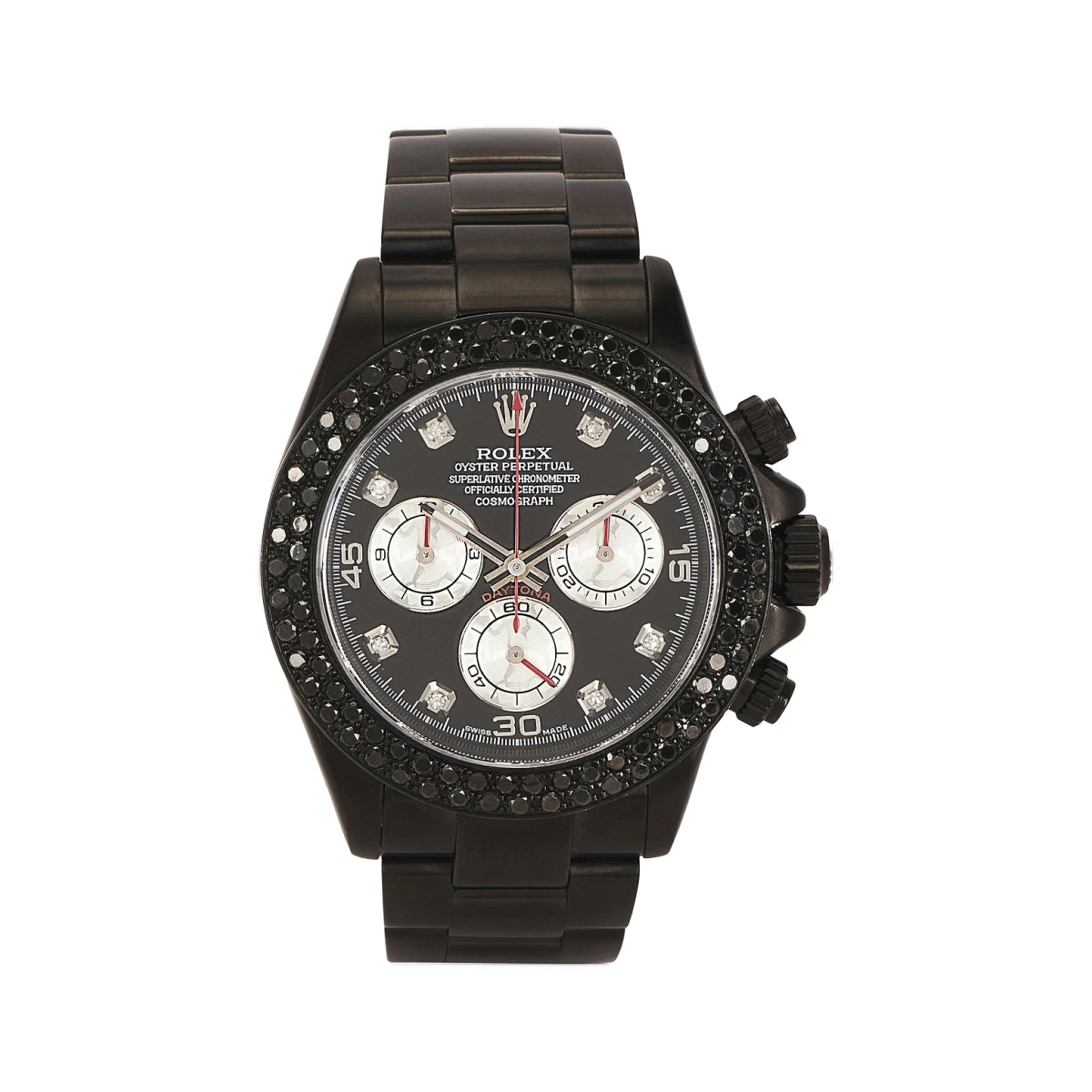 MINDS Rolex Daytona in Black - Black.  a