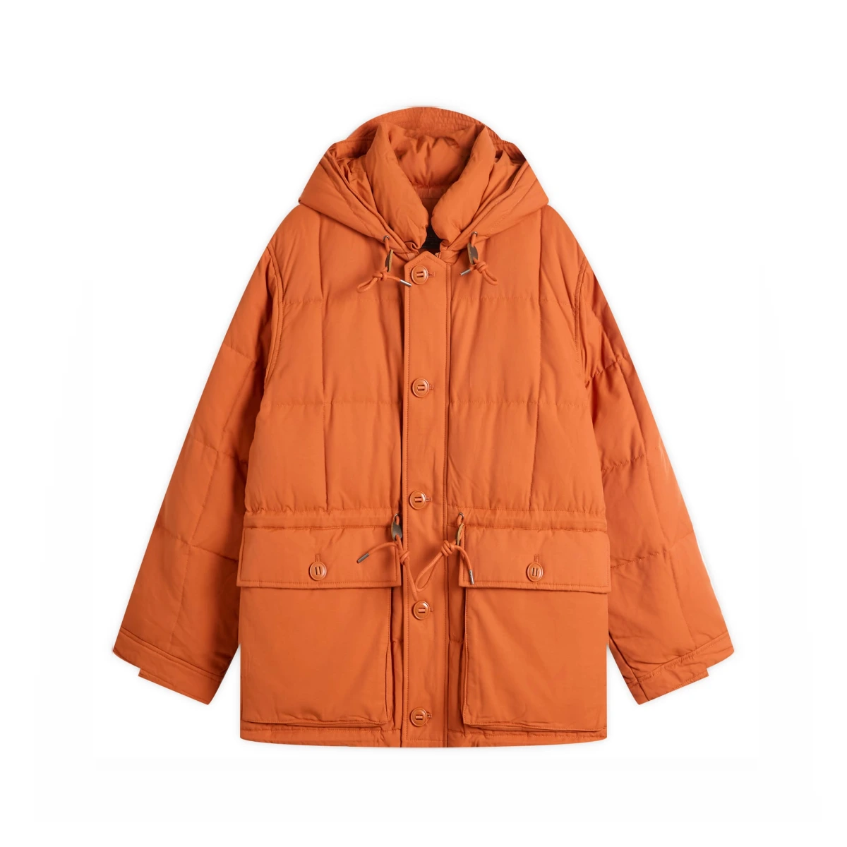 Men's Karakoram Down Parka Jacket in Orange