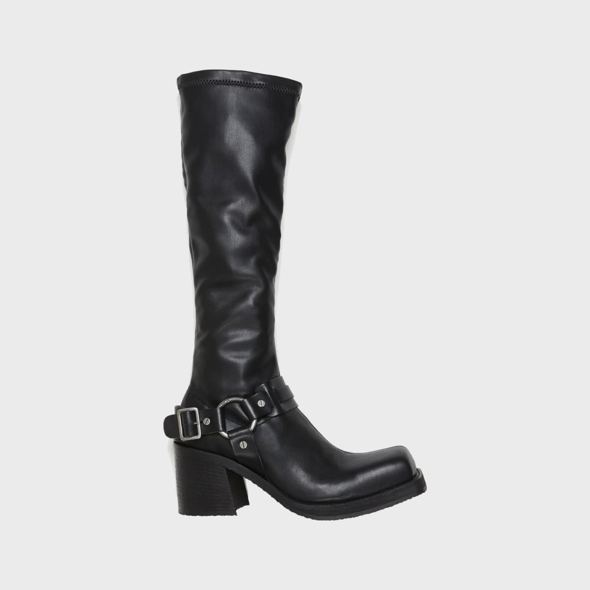 Acne Studios Boots Pull-On Buckle Black EUR