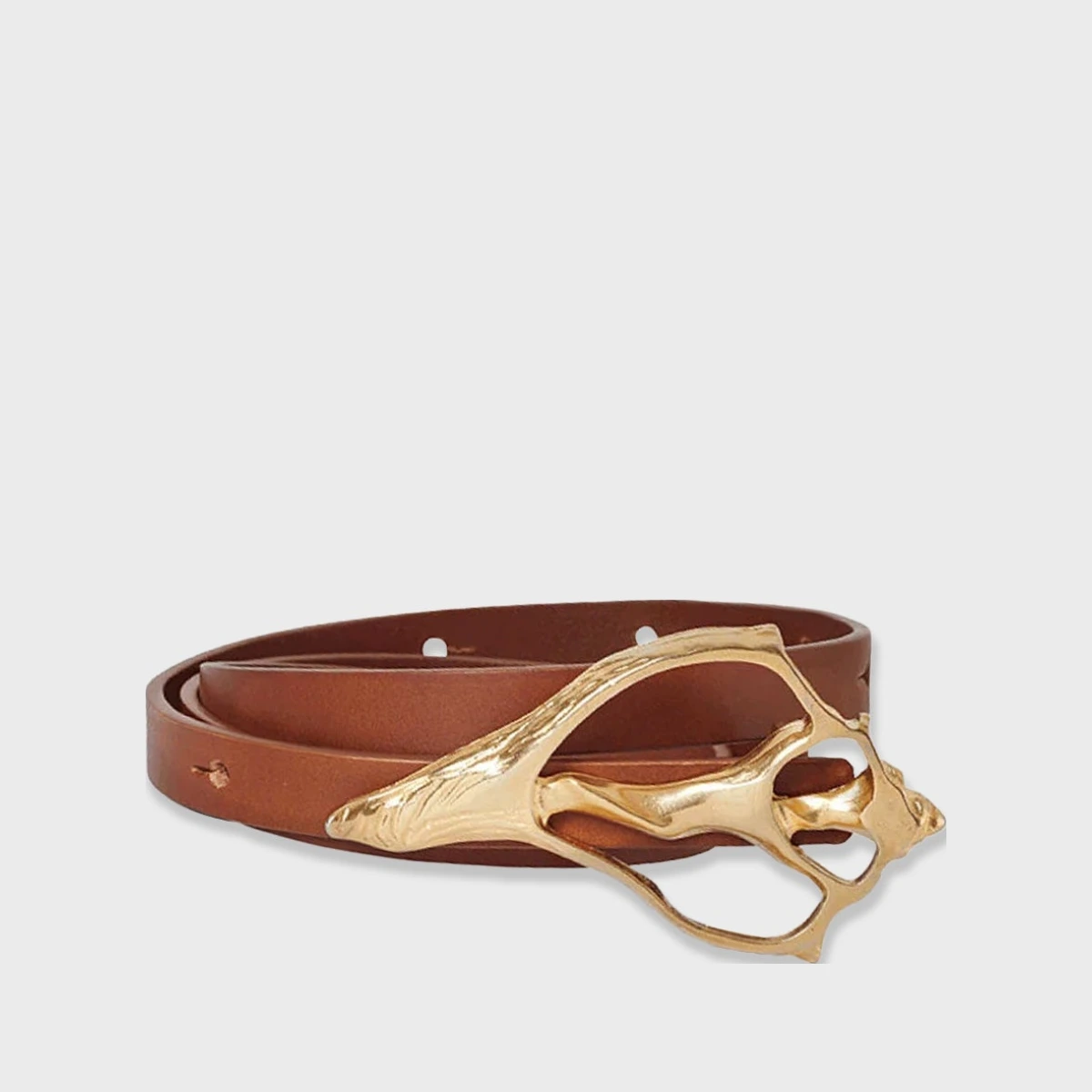 Rodebjer Belt Shell Brown ONESIZE