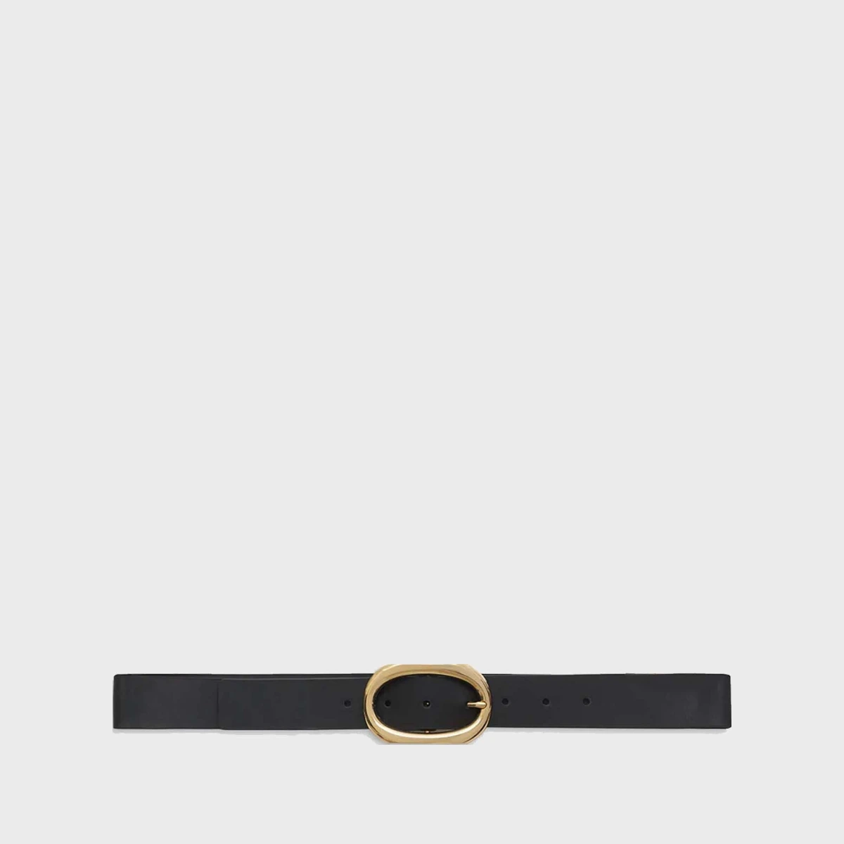 Anine Bing Belt Signature Link Black