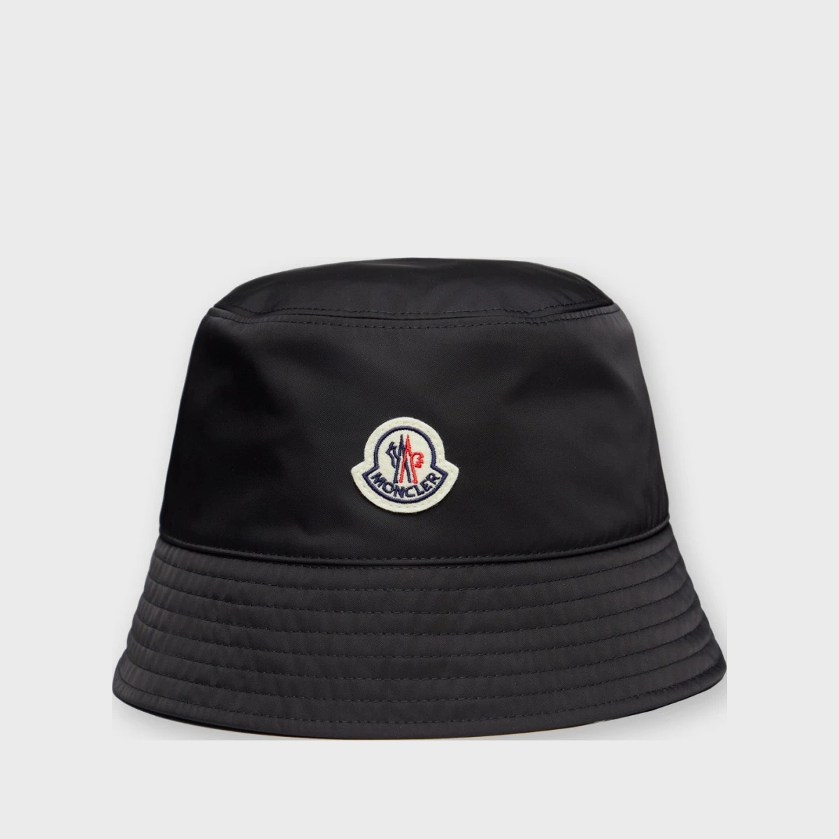 Moncler Hat Bucket Cotton Blend Grey
