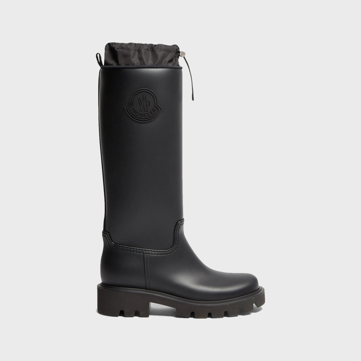 Moncler Kickstream High Rain Boots Black EUR