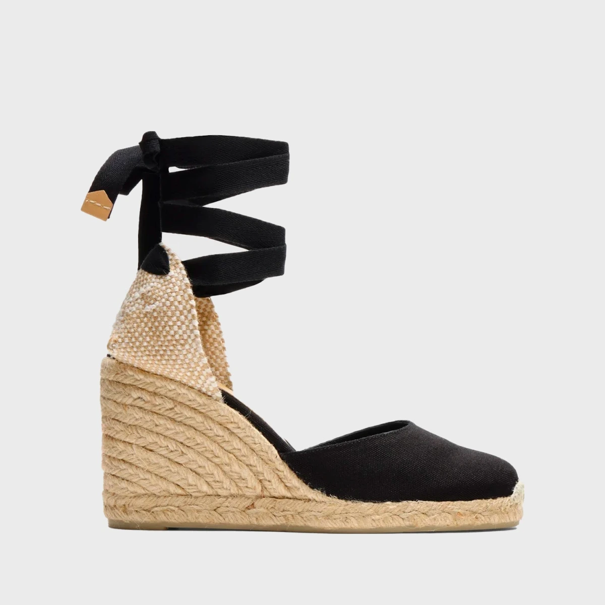 Castaner Carina Wedge Sandal Black EUR
