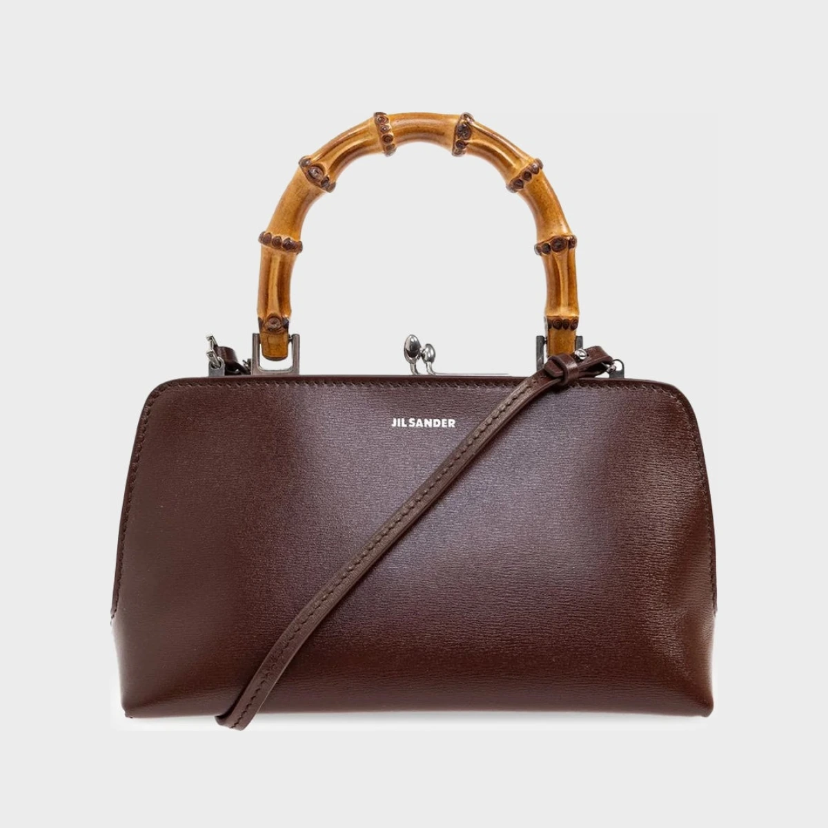Jil Sander Bag Goji Bamboo Mini Burgundy ONESIZE