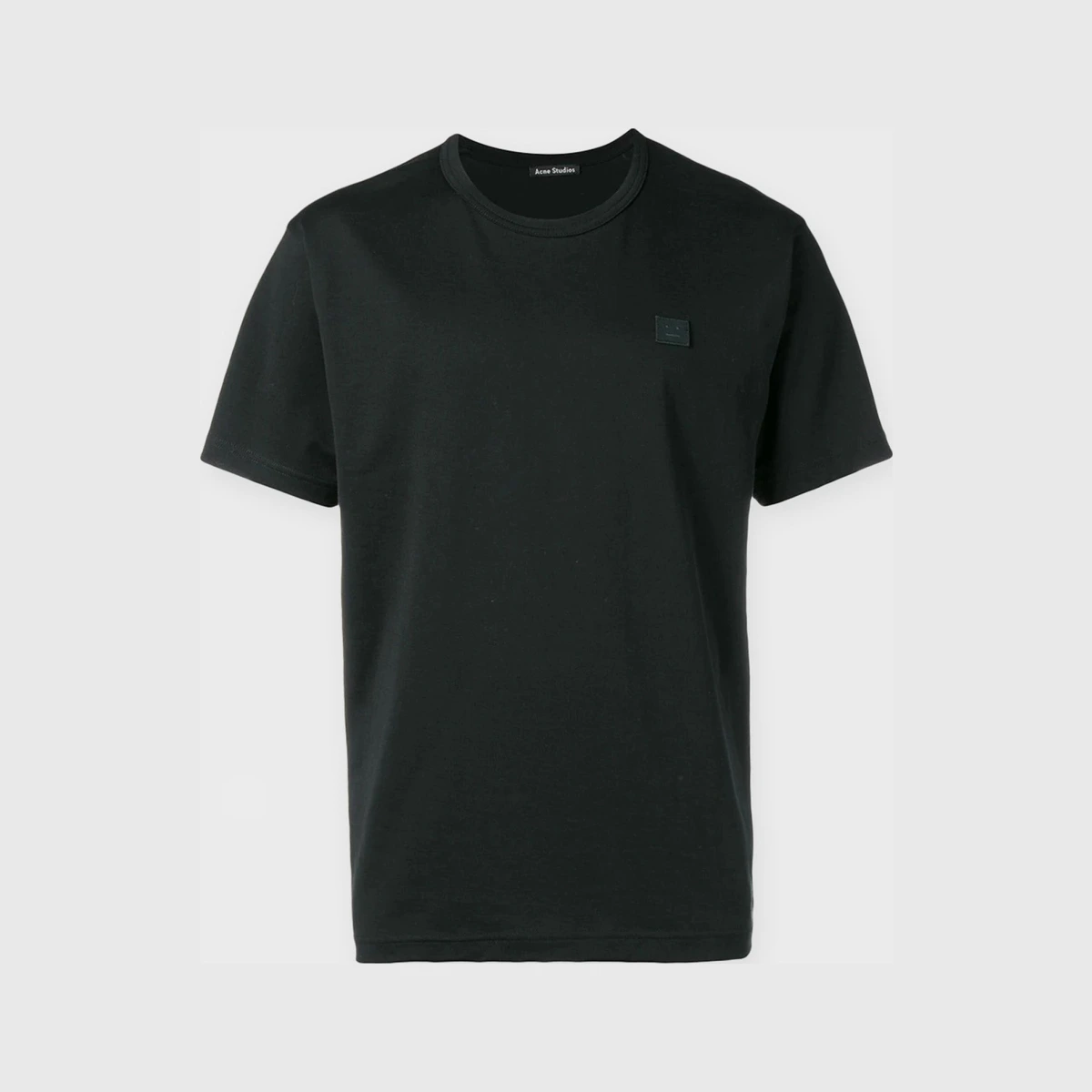 Acne Studios T-shirt Nash Face Black