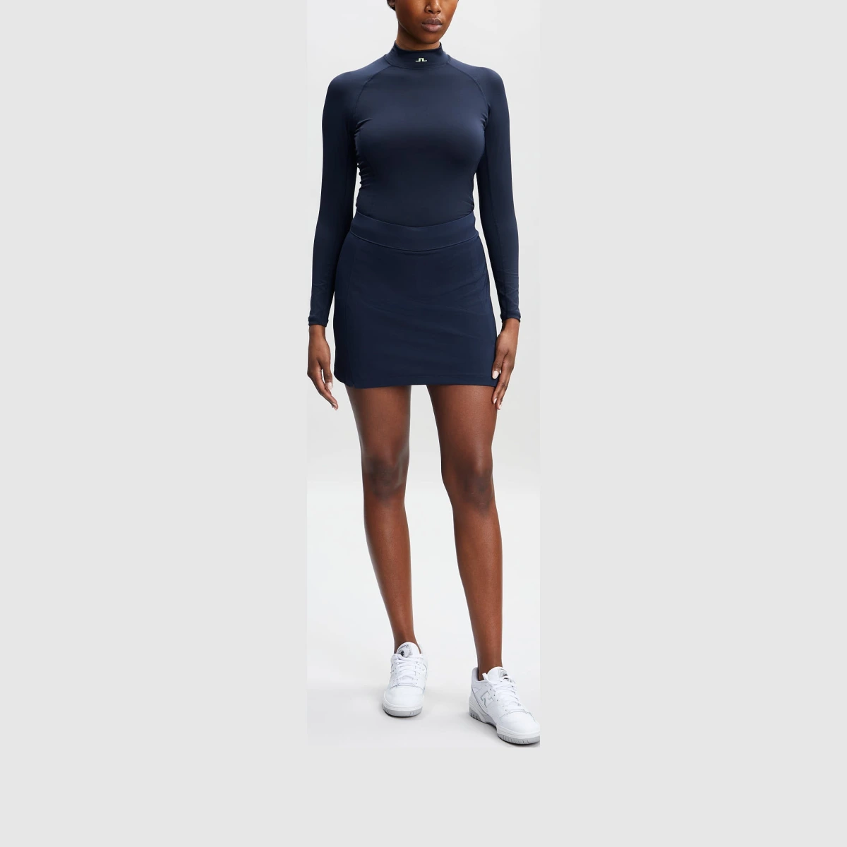 J Lindeberg Skirt Amelie Mid Golf Navy