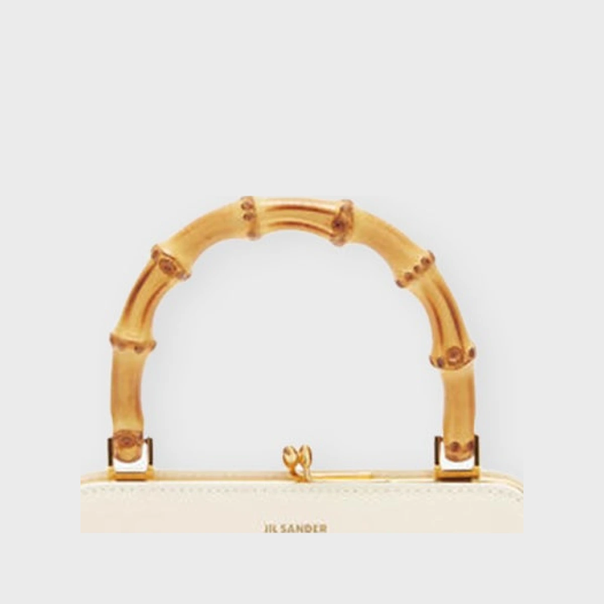 Jil Sander Bag Goji Bamboo Square Egg shell ONESIZE