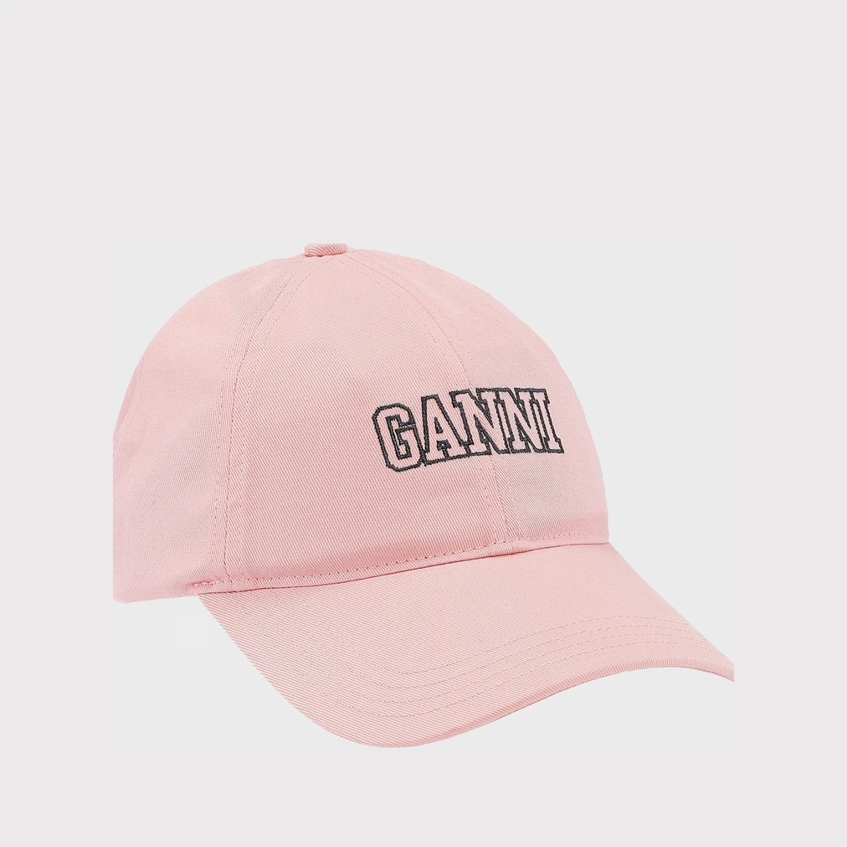 Ganni Cap Hat Logo Purple ONESIZE