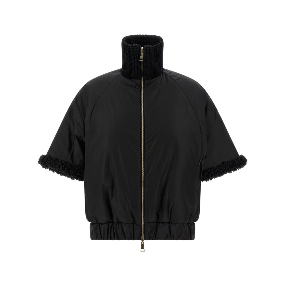 Logo Patch Short Sleeved Jacket