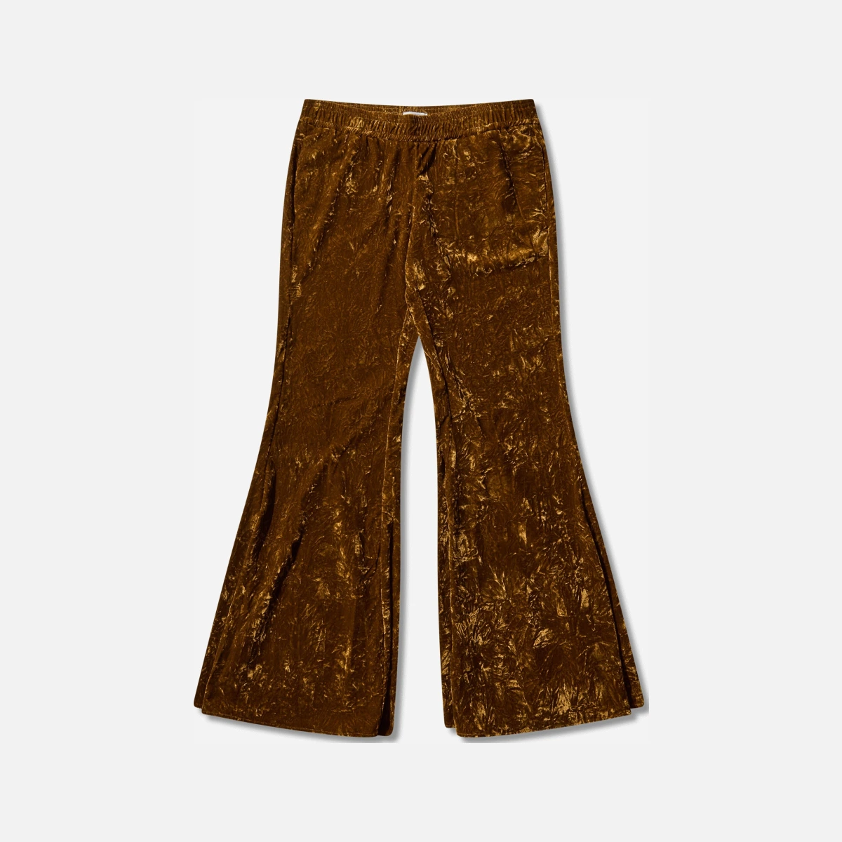 Women s Velour Flare Pants Brown Liqueur