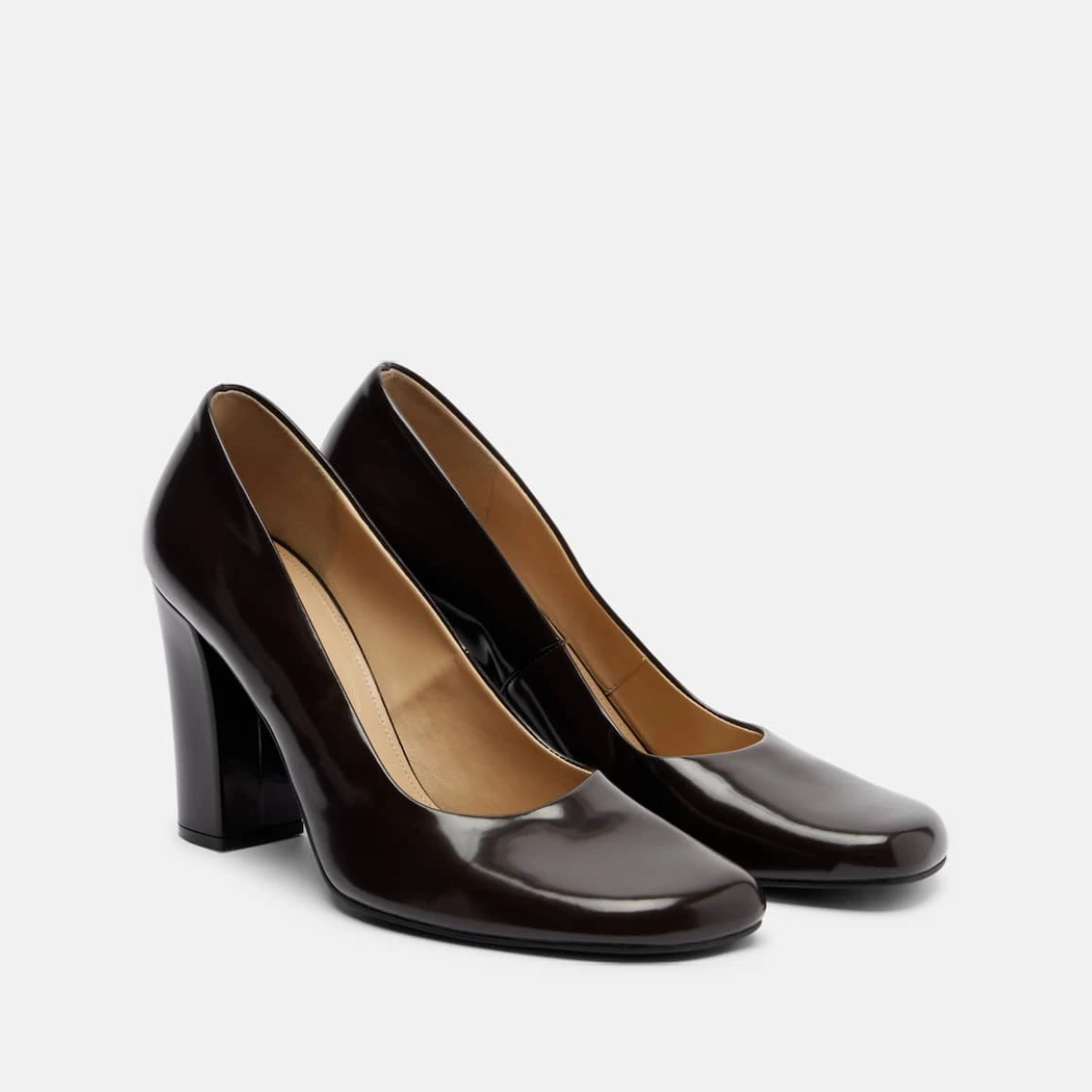 Penelope leather pumps