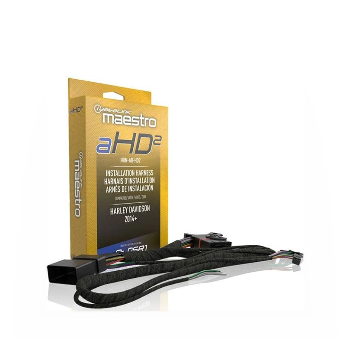Maestro AHD2 Plug And Play T-Harness For Select Harley Davidson Models From 2014-2022