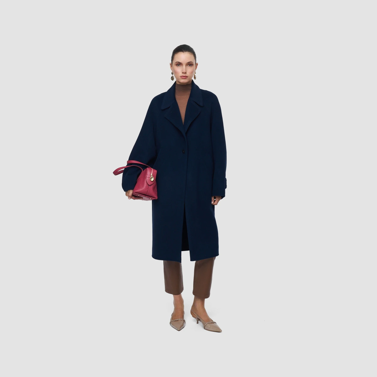 Franco Double Face Cashmere Coat - 36