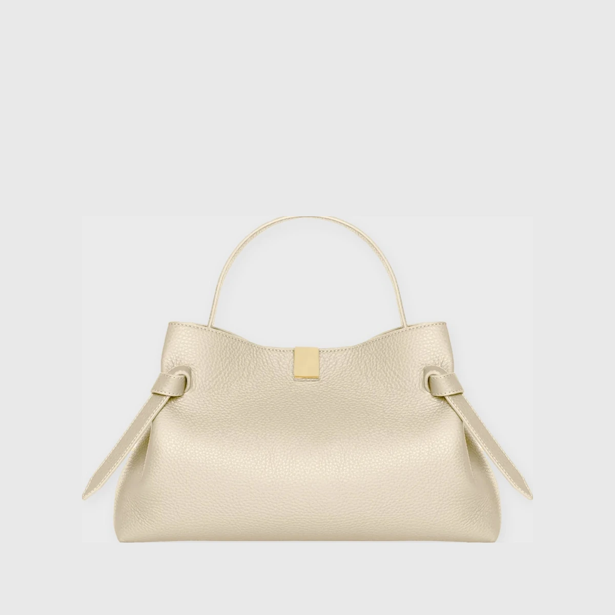Yuzefi Bag Gyoza Pebble Grain Leather Cream ONESIZE