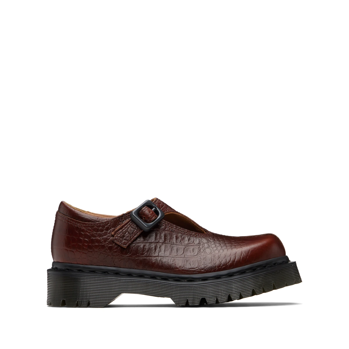 Burgundy Regina Mary Jane Loafers