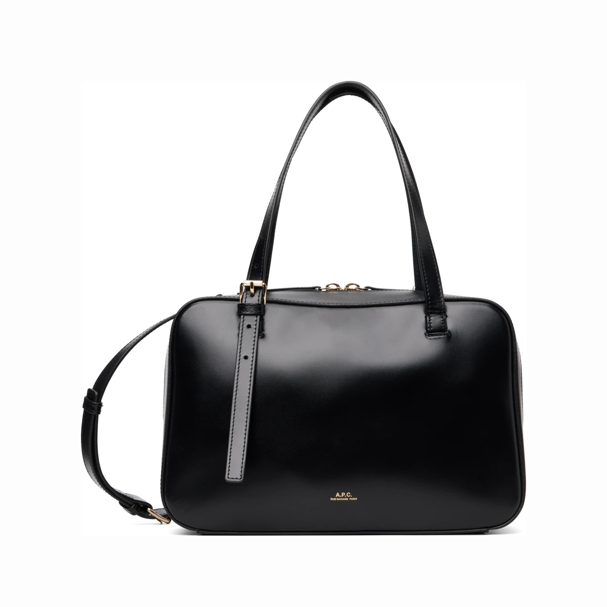A. P.C. Black Virginie Box Bag