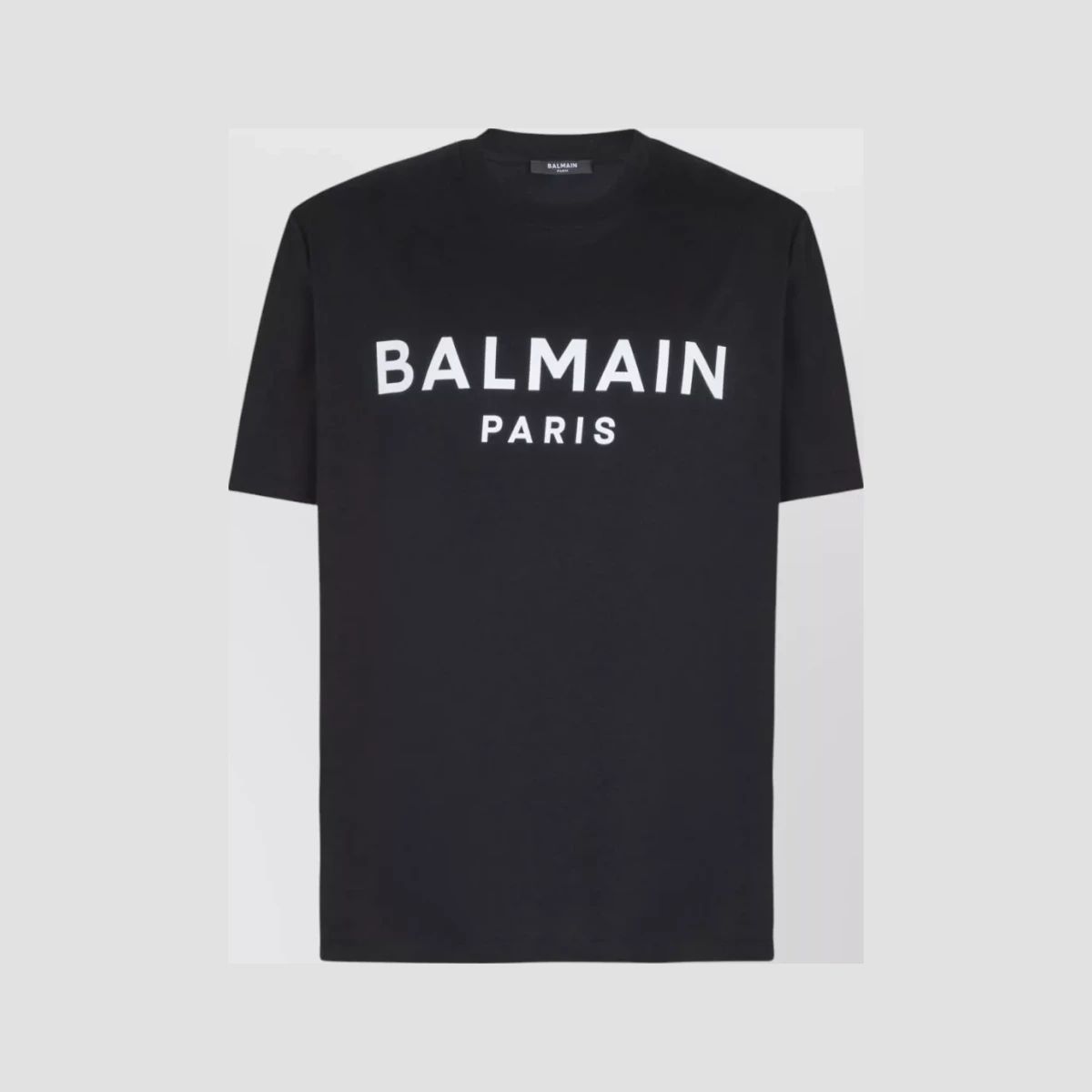 Balmain - crew neck nylon silk short sleeve top