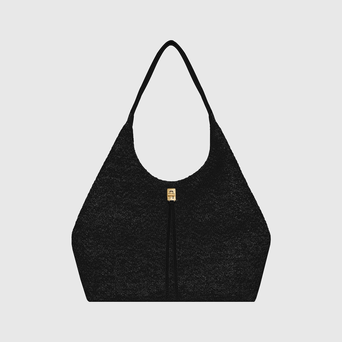 Rebecca Minkoff Darren Signature Carryall Bag In Black Straw