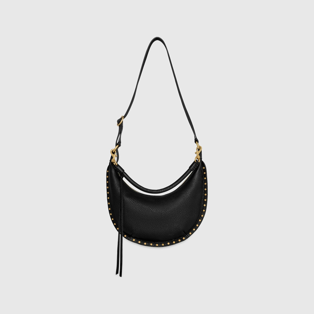 Rebecca Minkoff Darren Small Crescent Crossbody Bag In Black