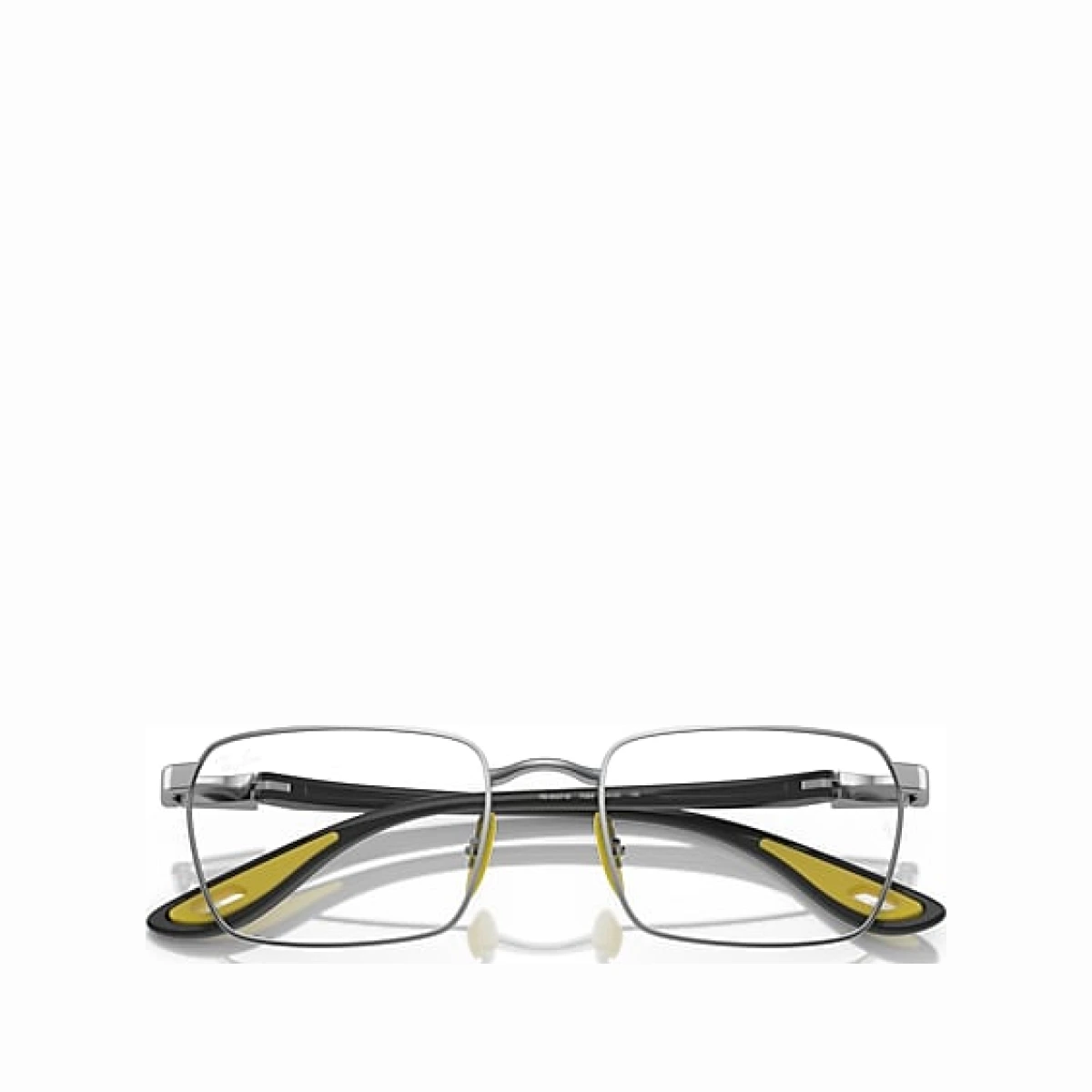 Ray-Ban Rb6507m Optics Scuderia Ferrari Collection Eyeglasses Grey Frame Clear Lenses Polarized