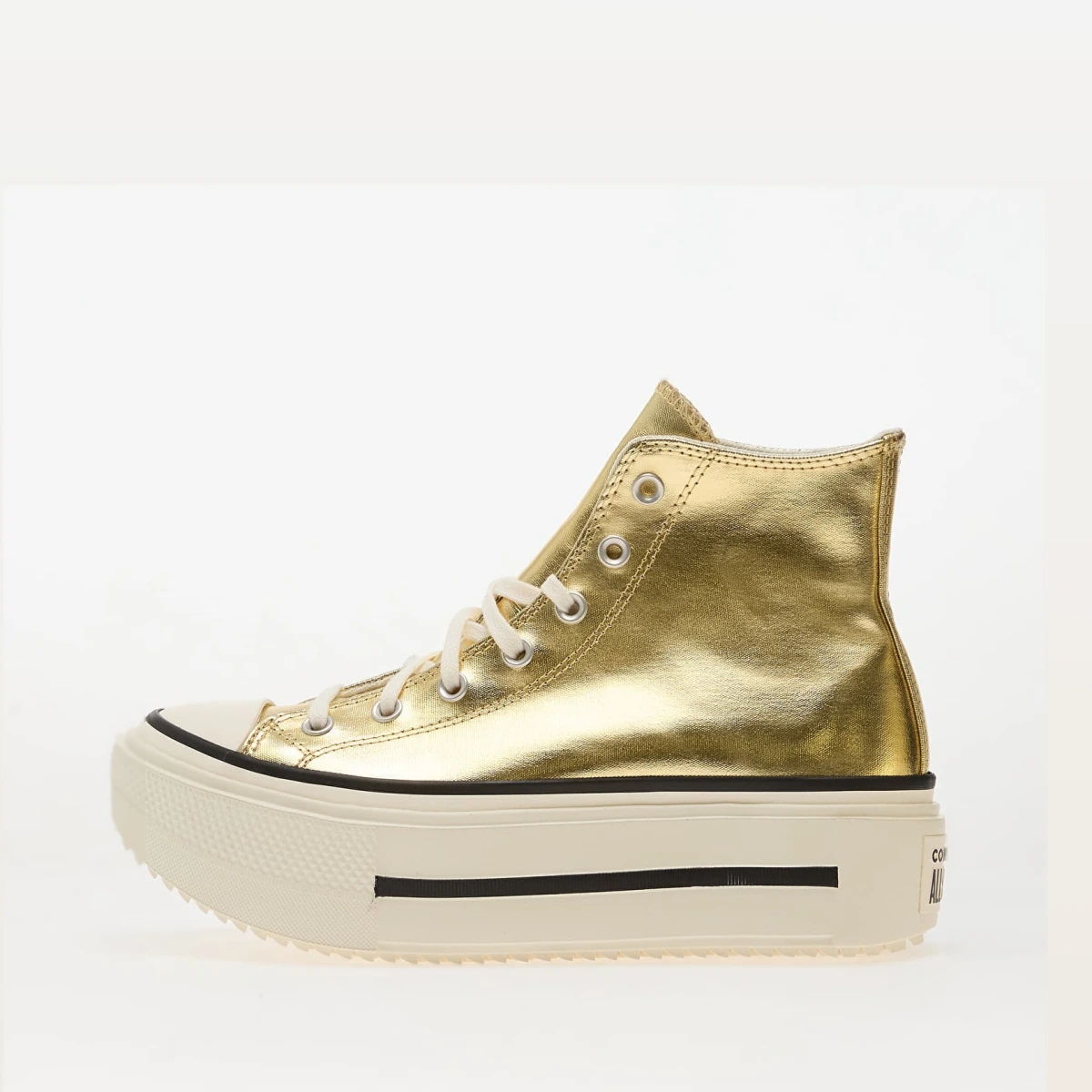 Sneakers Converse Chuck Taylor All Star Lift Double Stack Metallic Gold/ Egret/ Black