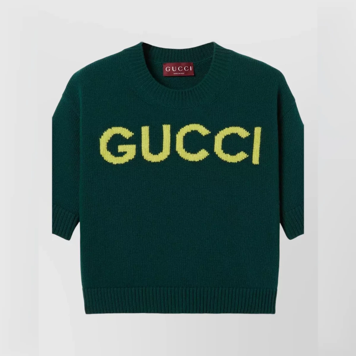 Gucci - knitwear crew neck ribbed cuffs he
