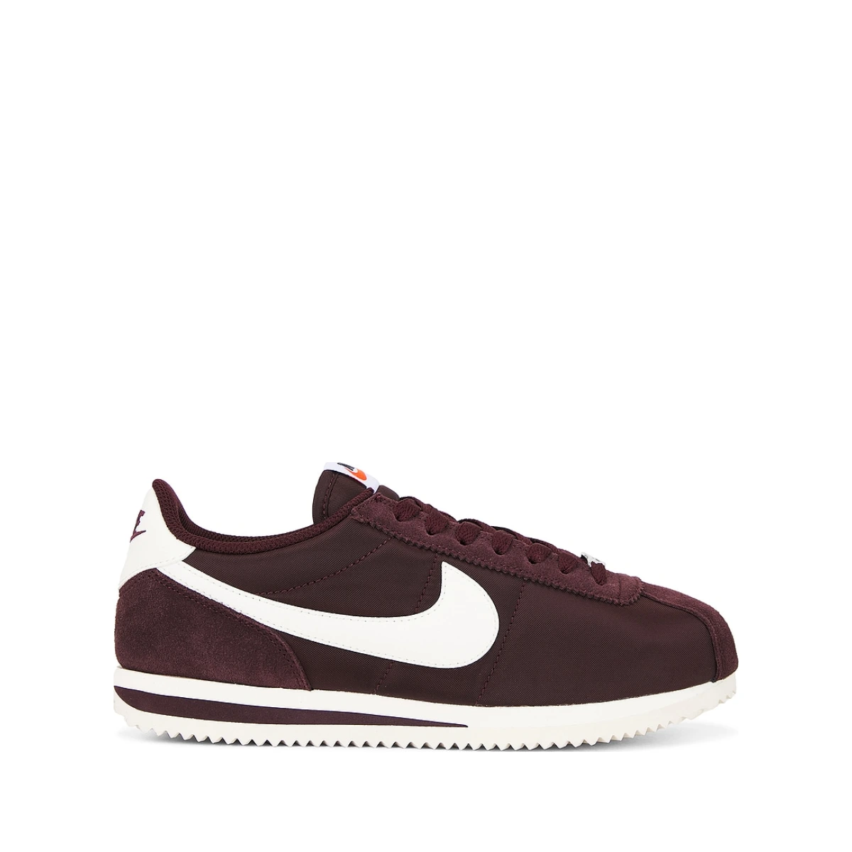 Nike Cortez Textile Sneaker in Burgundy