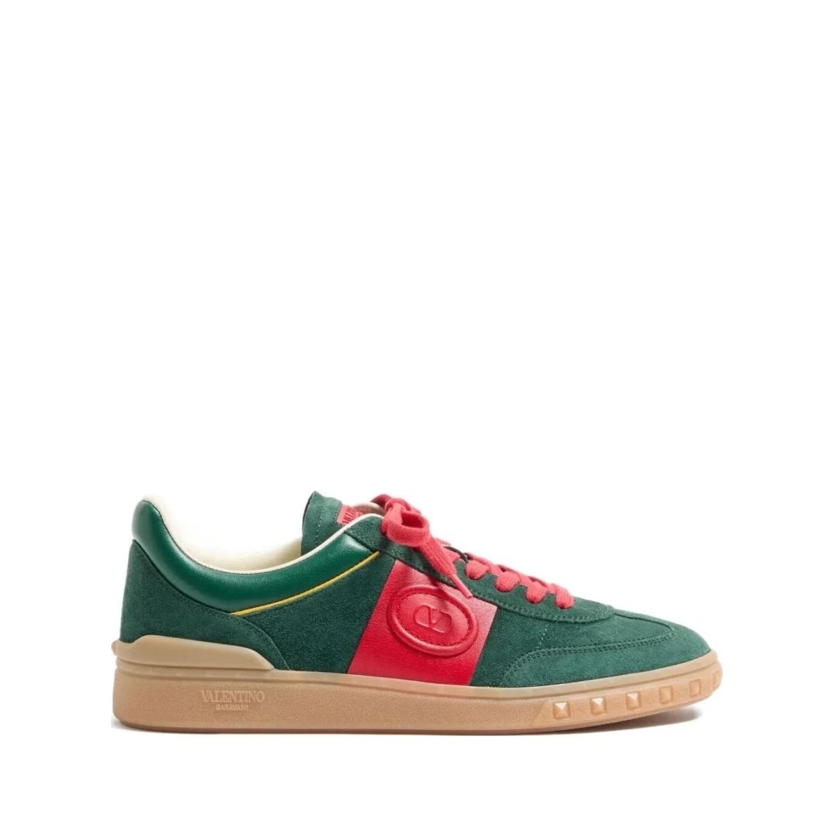 Upvillage Split And Nappa Leather Sneakers