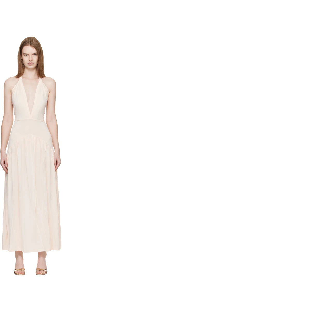 Off White Ola Midi Dress