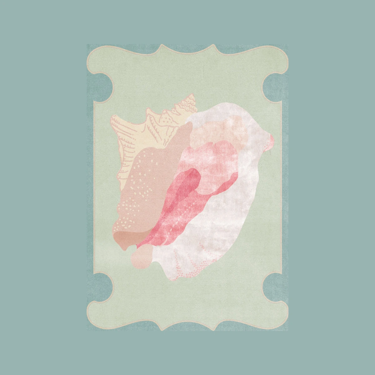 Breaking Boundaries Shell Rug 300 x 400 c