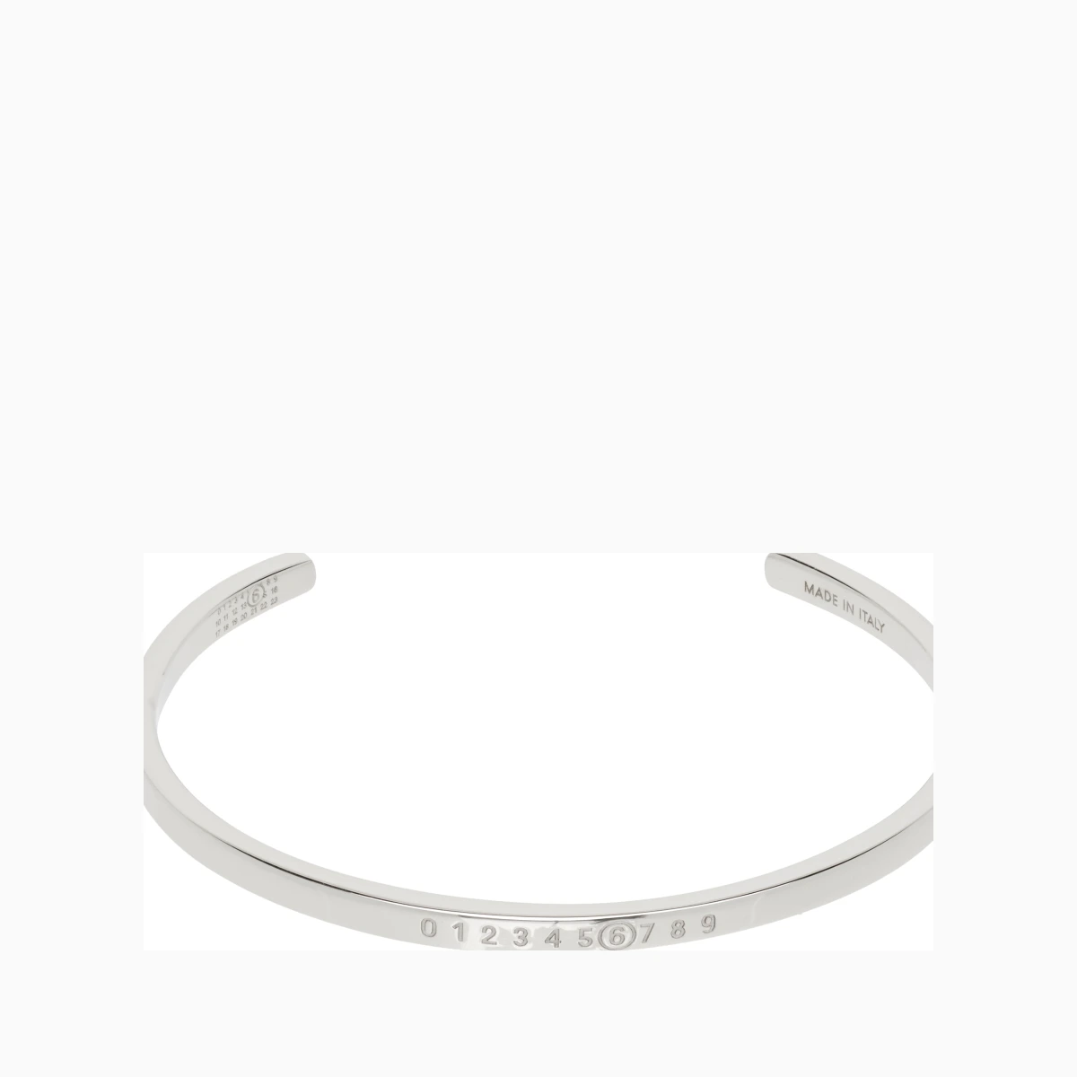 Numeric Minimal Signature Cuff Bracelet