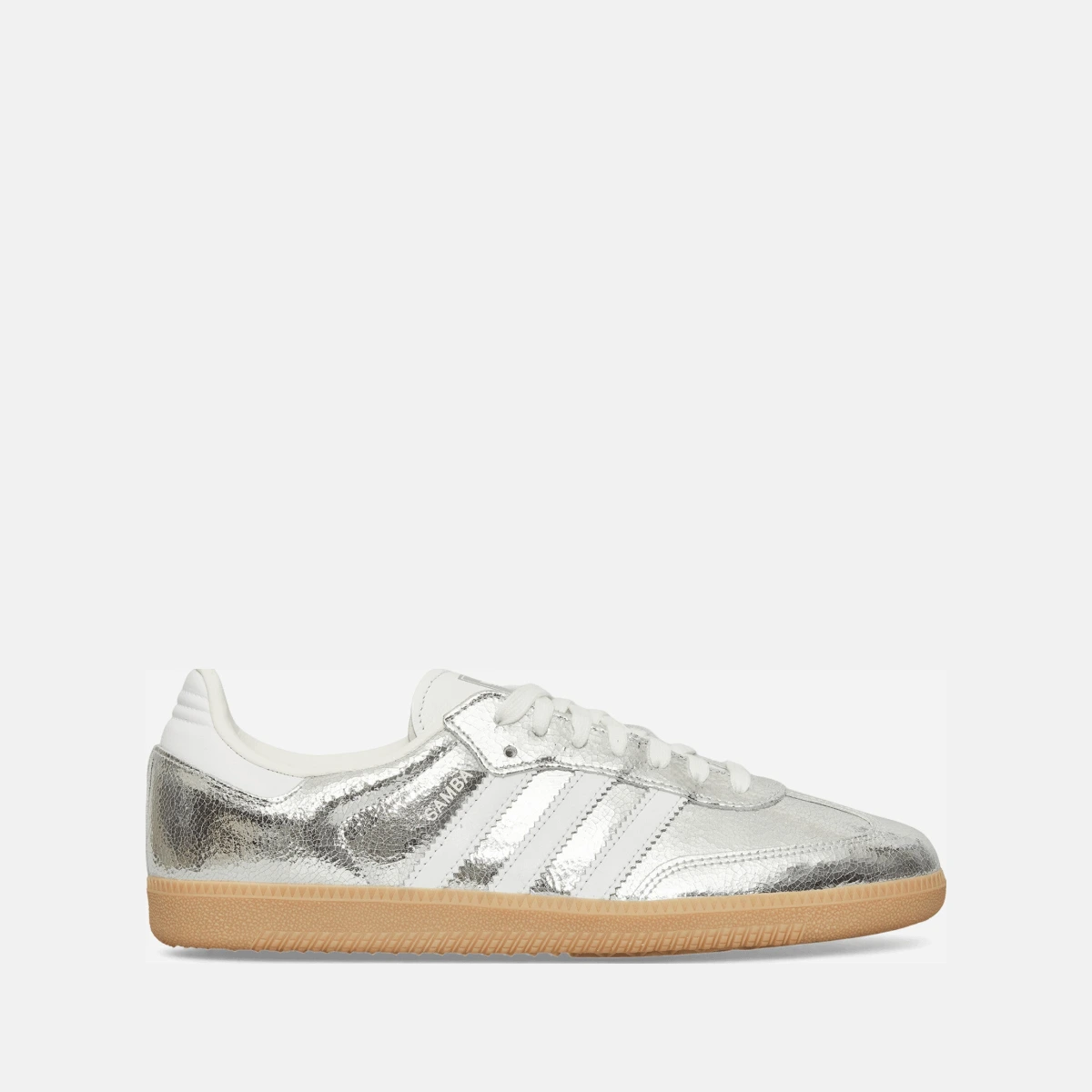 Women s Samba OG Sneakers Silver Metallic / Cloud White
