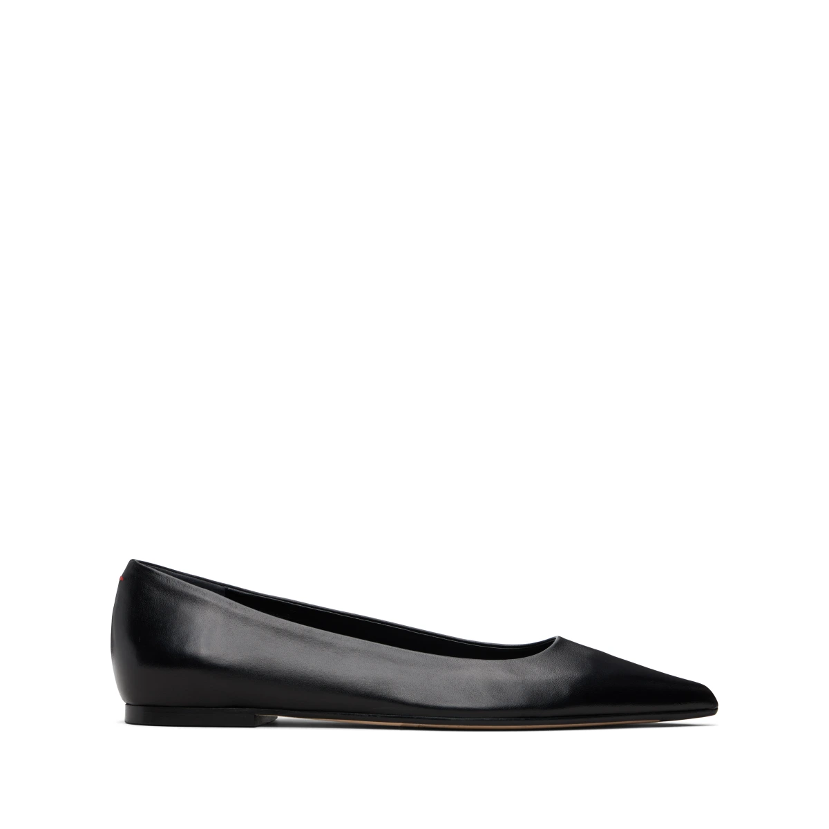Black Cassy Pointed-Toe Flats
